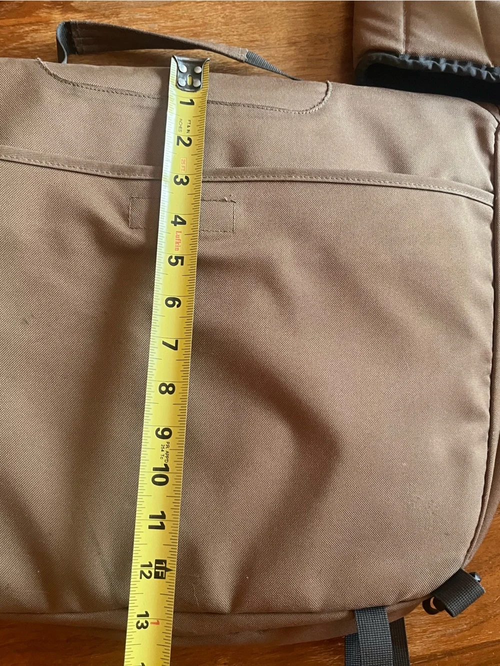 Patagonia Brown Messenger Bag with Tan Trim - Men's Shoulder Satchel